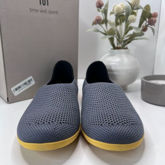 Mahabis Breathe Summer Slip On Slipper Grey/Yellow Men's US 12.5-13 - Picture 2 of 10